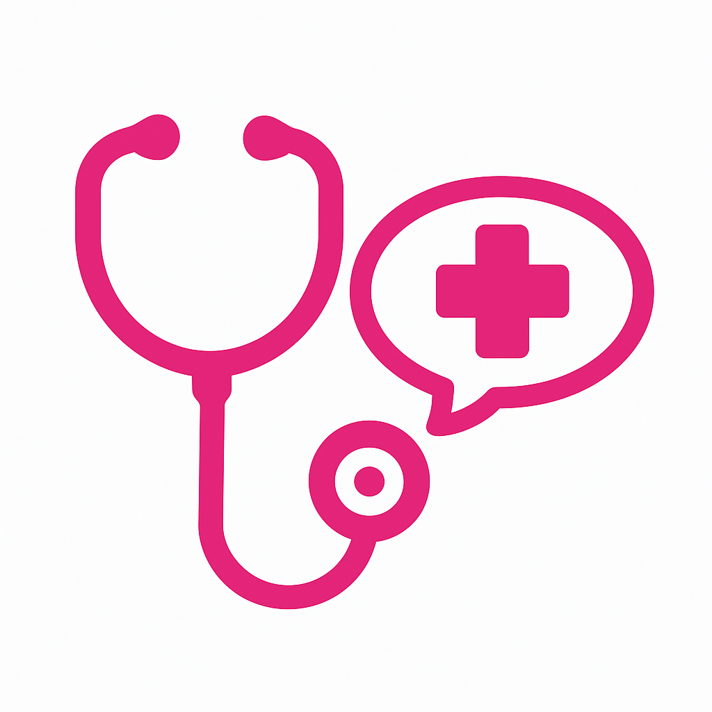 Ambetter preventitive care logo Ambetter Health Insurance preventive care icon showing a stethoscope in Ambetter pink, representing routine checkups, screenings, and essential wellness services.