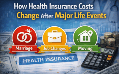 How Health Insurance Costs Change After Major Life Events