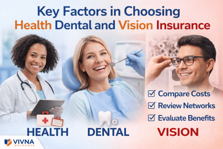 Key Factors in Choosing Health Dental and Vision Insurance