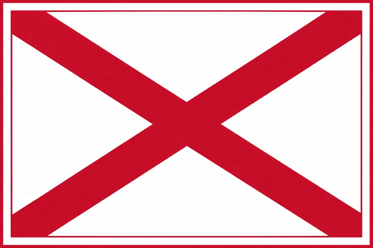 Alabama State Flag 2