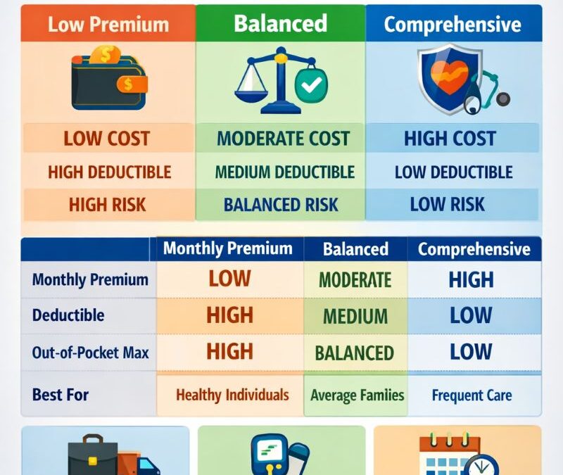 Affordable health insurance plans comparison chart