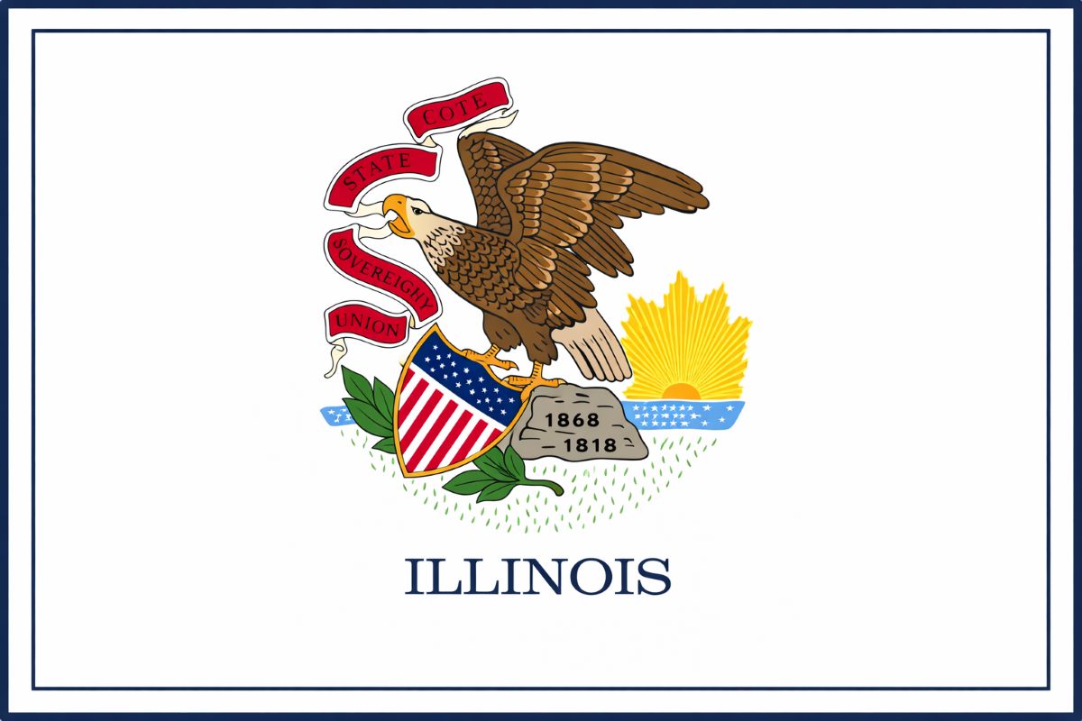 Illinois State Flag 2