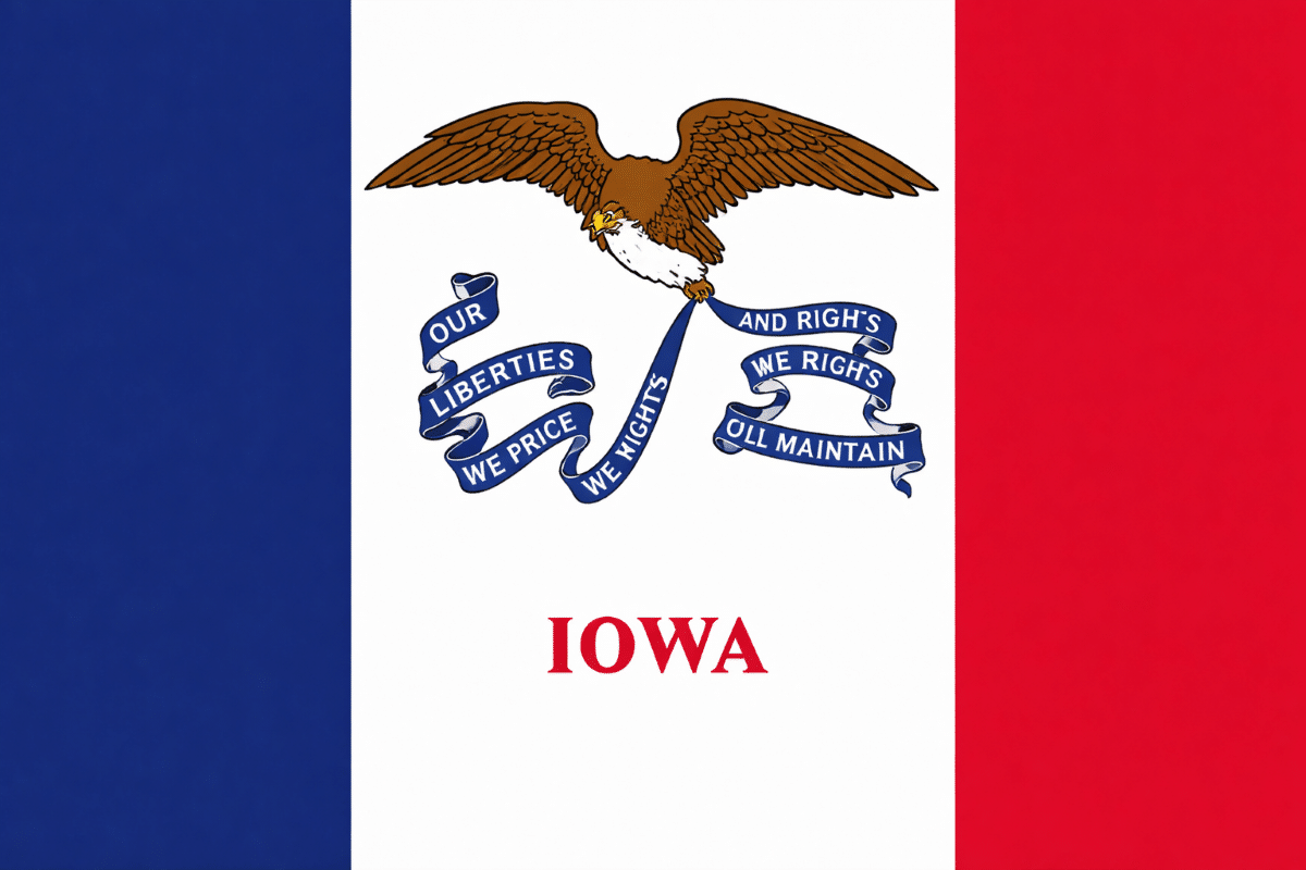 Iowa State Flag