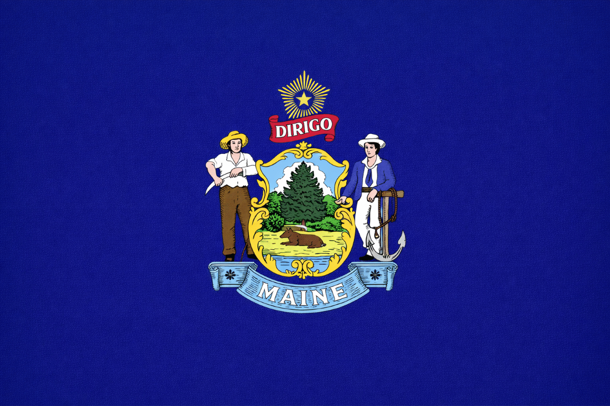 Maine State Flag