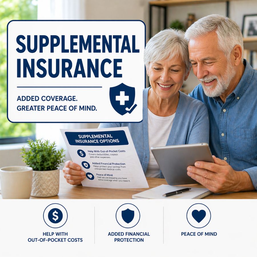 Supplemental insurance coverage for older adults enhancing health insurance protection