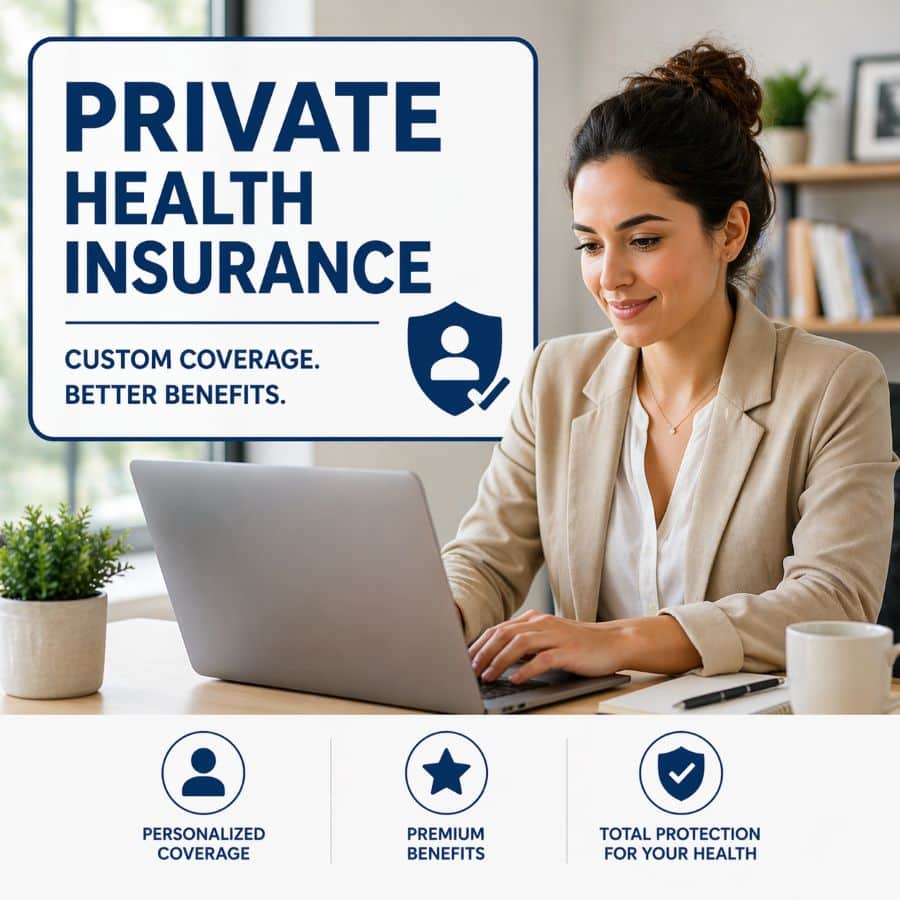 Private health insurance plans for personalized coverage and enhanced benefits