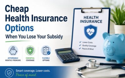 Cheap Health Insurance Options When You Lose Your Subsidy