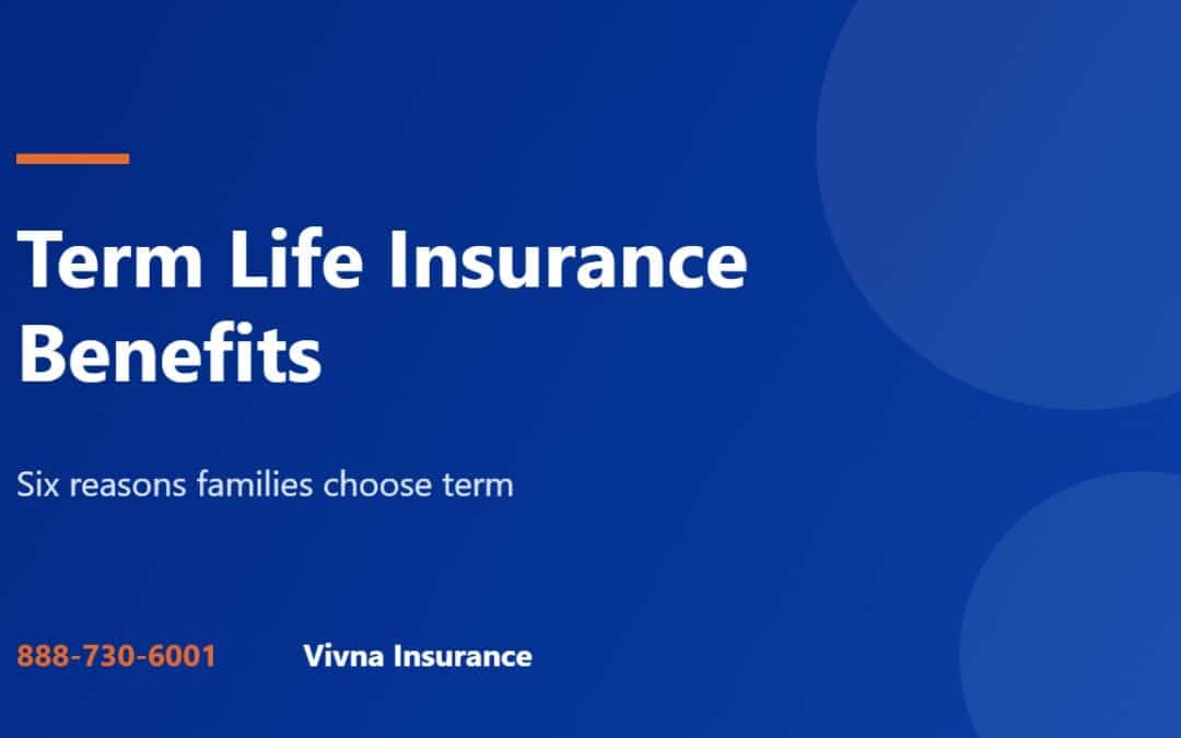 Term life insurance benefits guide from Vivna Insurance