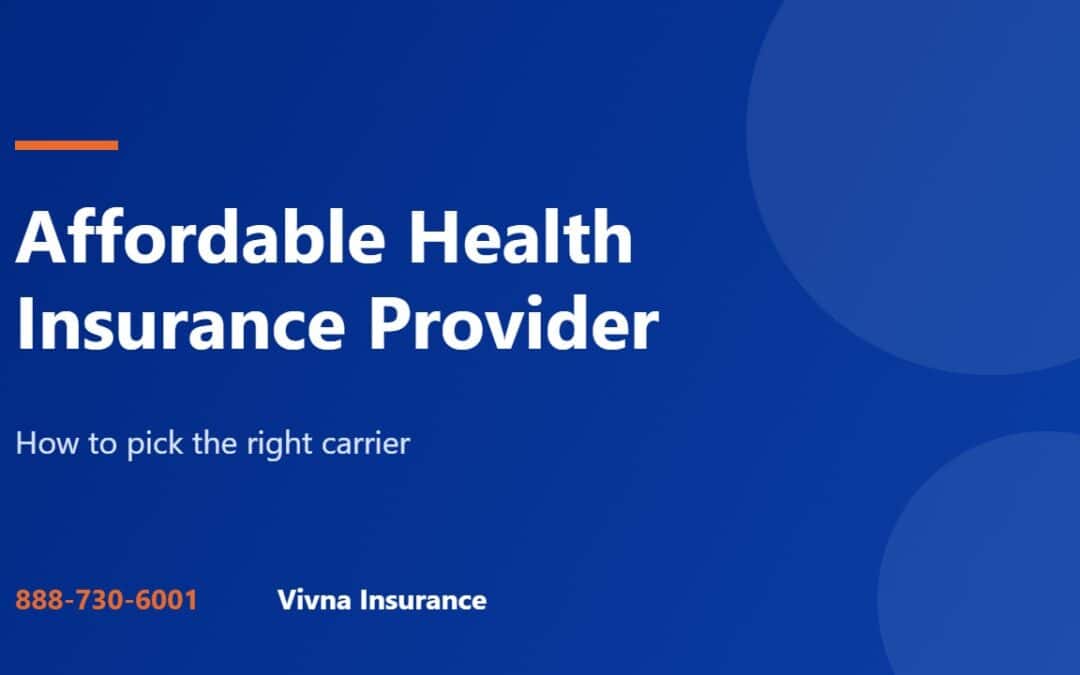 Affordable health insurance provider guide from Vivna Insurance