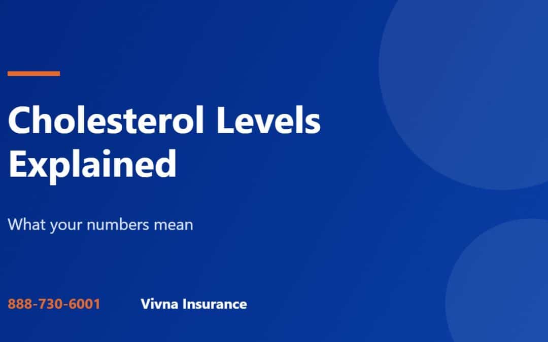 Cholesterol levels guide from Vivna Insurance