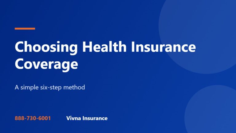 Choosing Health Insurance Coverage