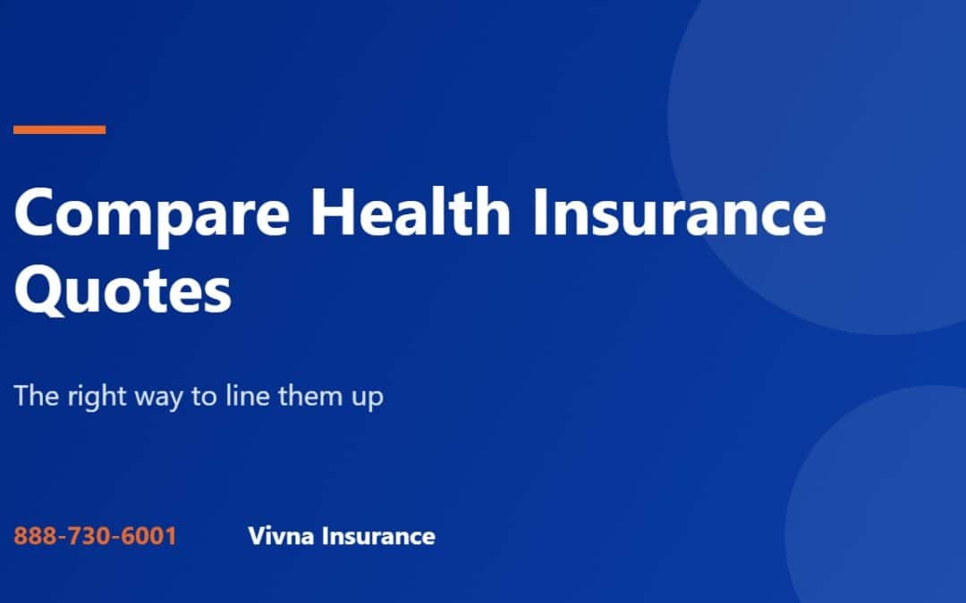 Compare health insurance quotes guide from Vivna Insurance