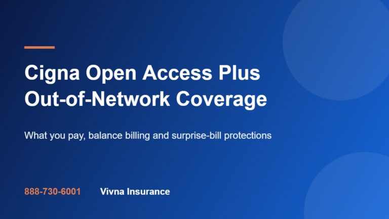 Cigna Open Access Plus Out-of-Network Coverage Explained