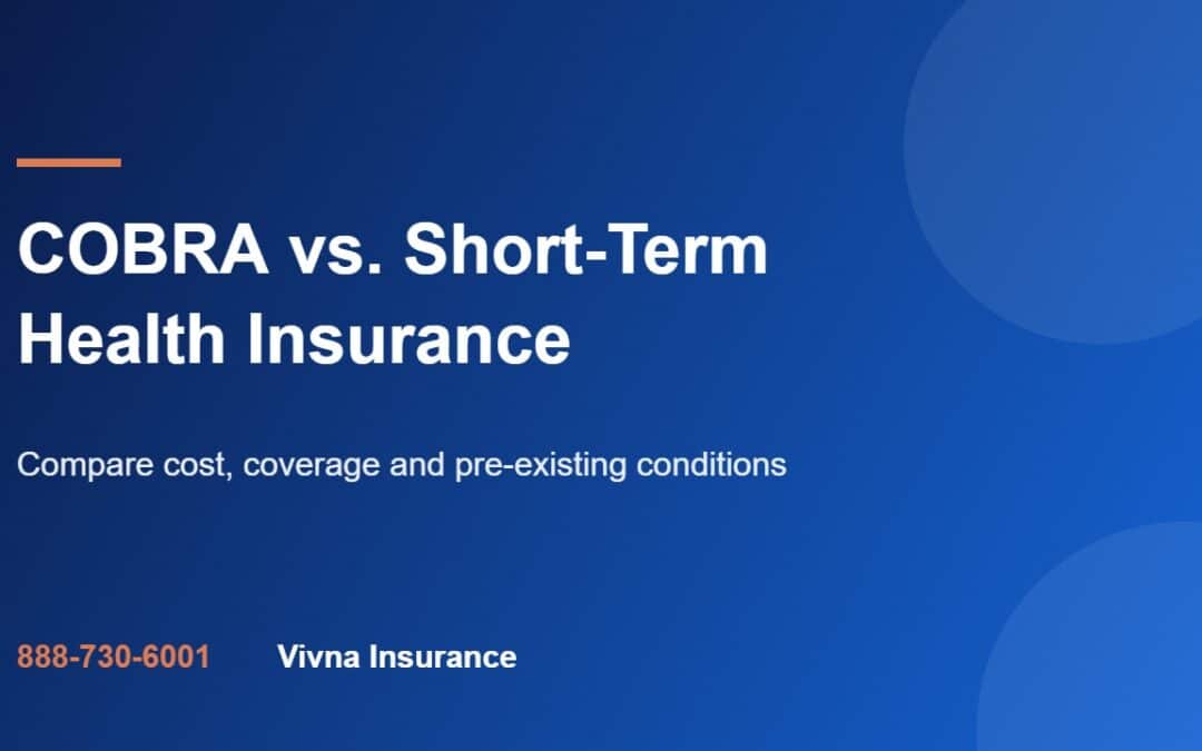 COBRA vs. Short-Term Health Insurance guide from Vivna Insurance
