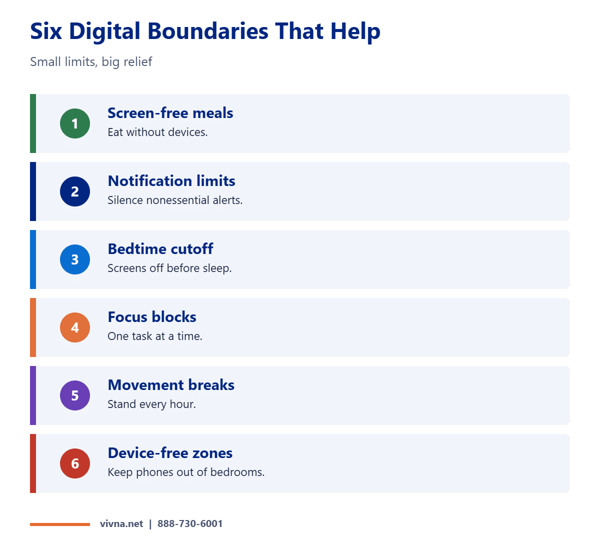 Six digital boundaries that support wellness