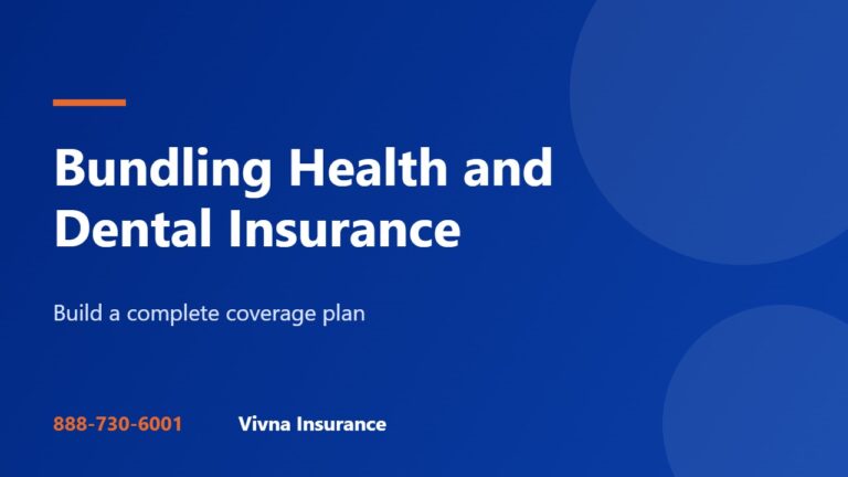 Bundling Health and Dental Insurance