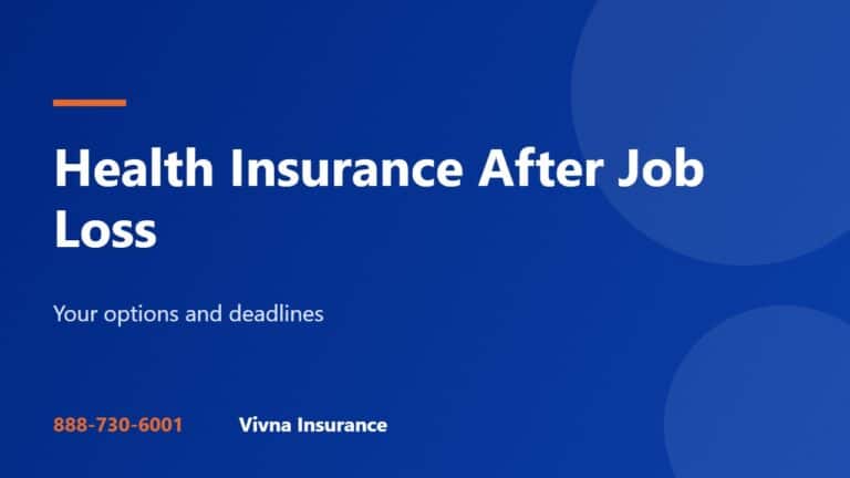 Health Insurance After Job Loss