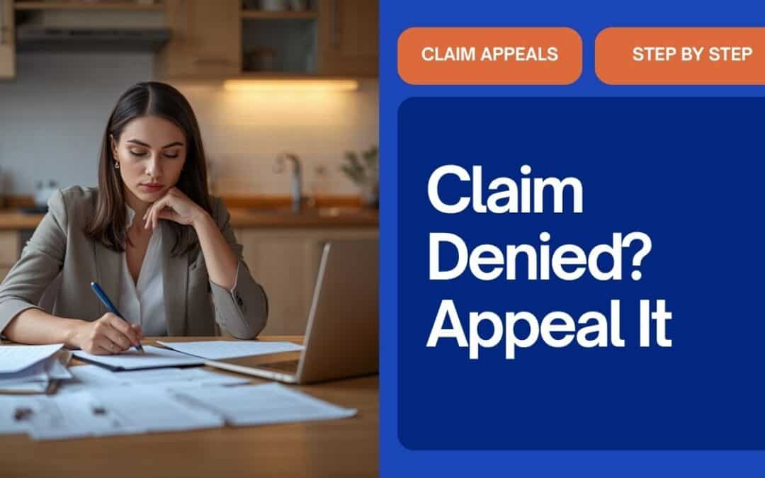 Woman writing a letter for her health insurance claim appeals
