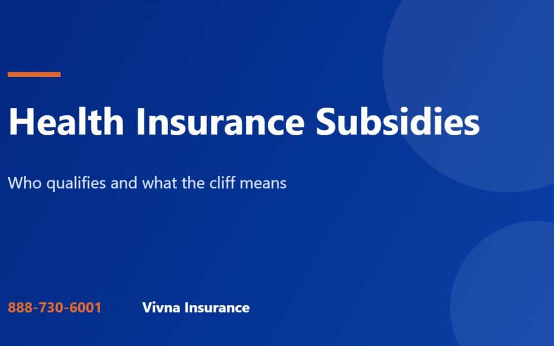 Health insurance subsidies guide from Vivna Insurance