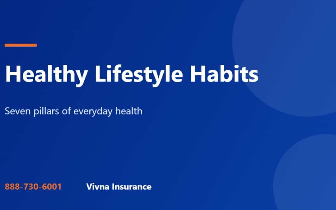 Healthy lifestyle habits guide from Vivna Insurance