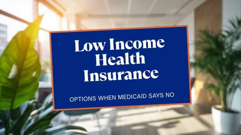 Low Income Health Insurance: Options Without Medicaid