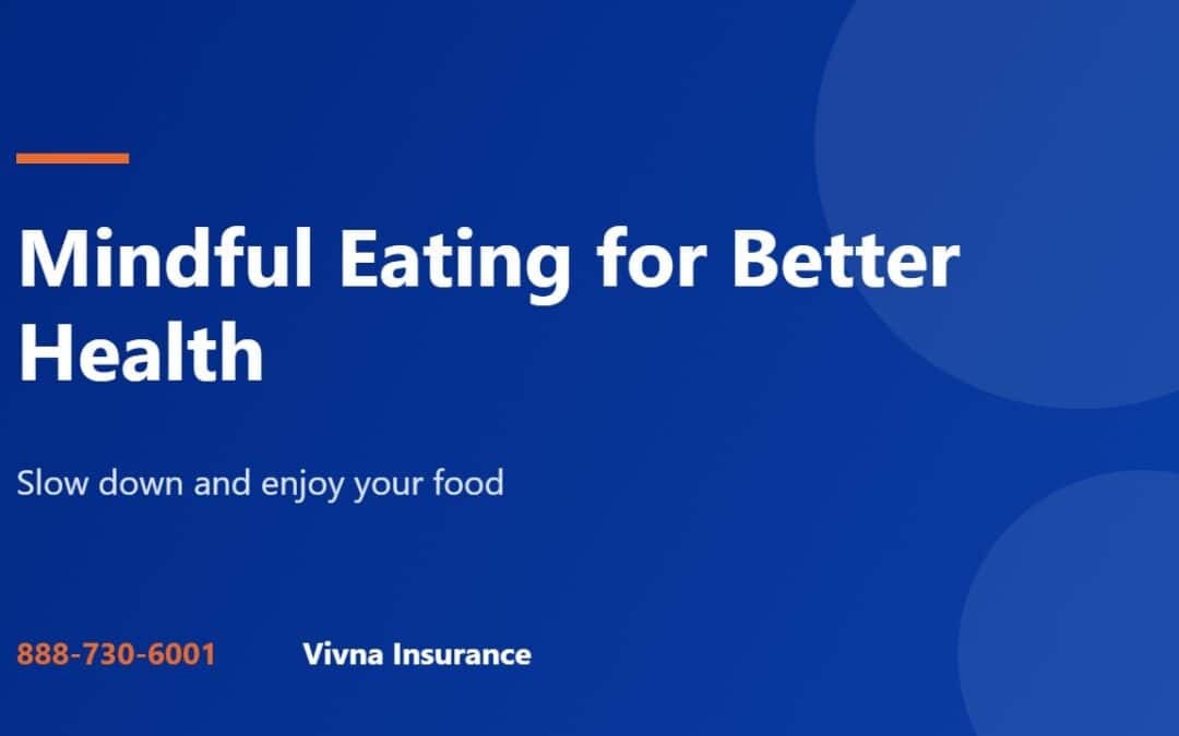 Mindful eating guide from Vivna Insurance