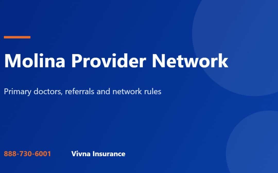 Molina provider network guide from Vivna Insurance