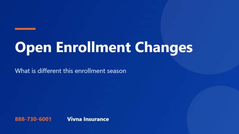 Open Enrollment Changes