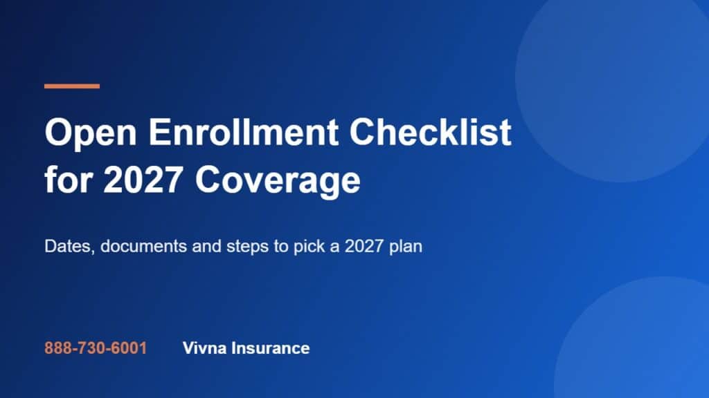 Open Enrollment Checklist for 2027 Coverage