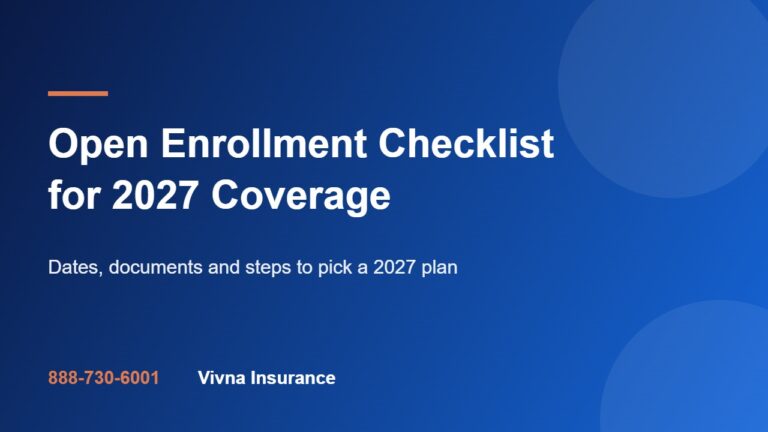 Open Enrollment Checklist for 2027 Coverage