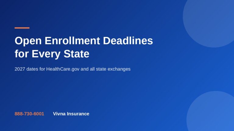 Open Enrollment Deadlines by State for 2027 Coverage