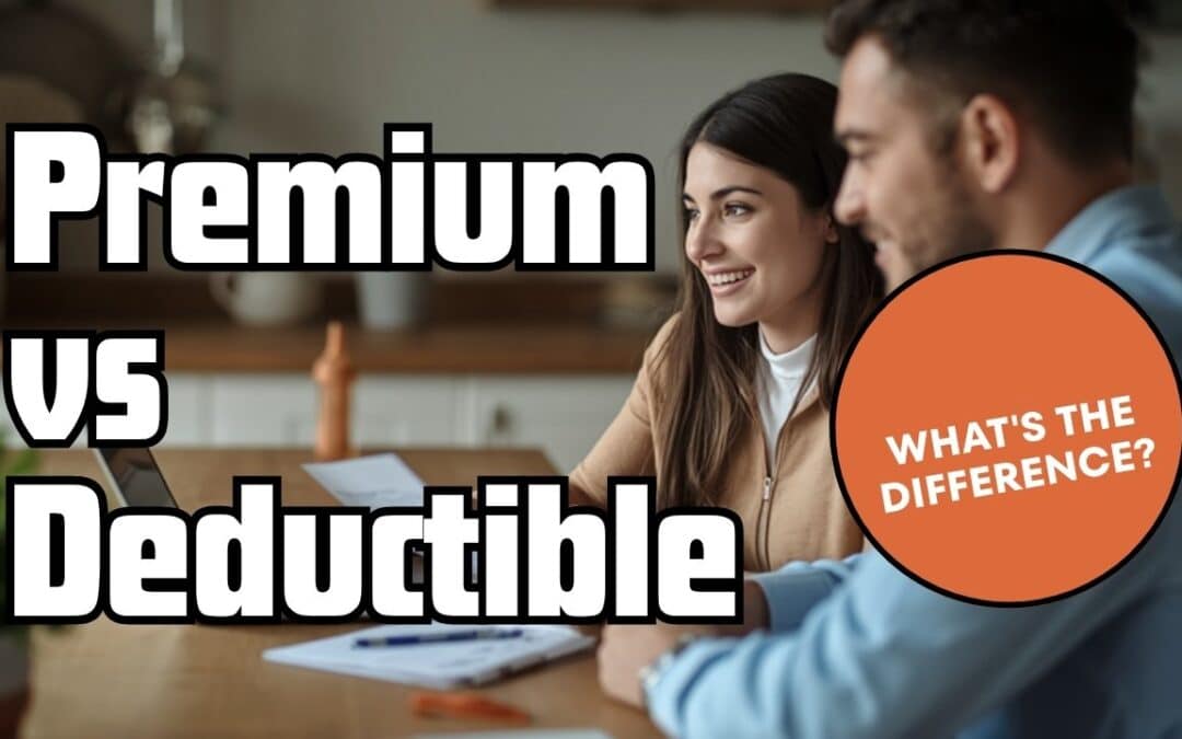 Premium vs deductible explained for a couple reviewing their health plan costs