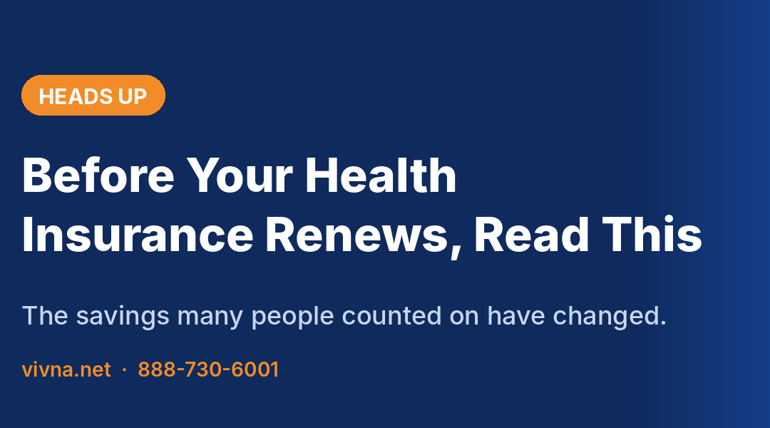 Heads up: Before your health insurance renews, read this