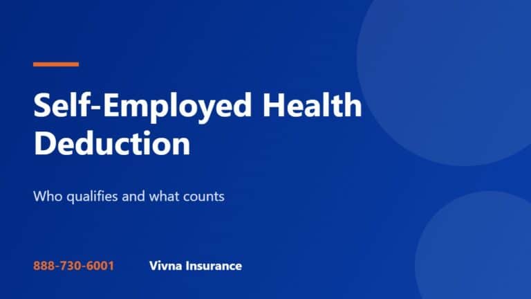 Self-Employed Health Insurance Deduction, Explained