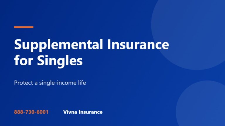 Supplemental Insurance for Singles