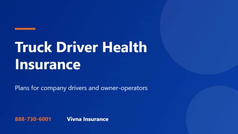 Truck Driver Health Insurance