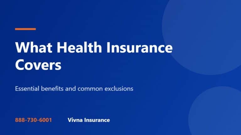 What Health Insurance Covers