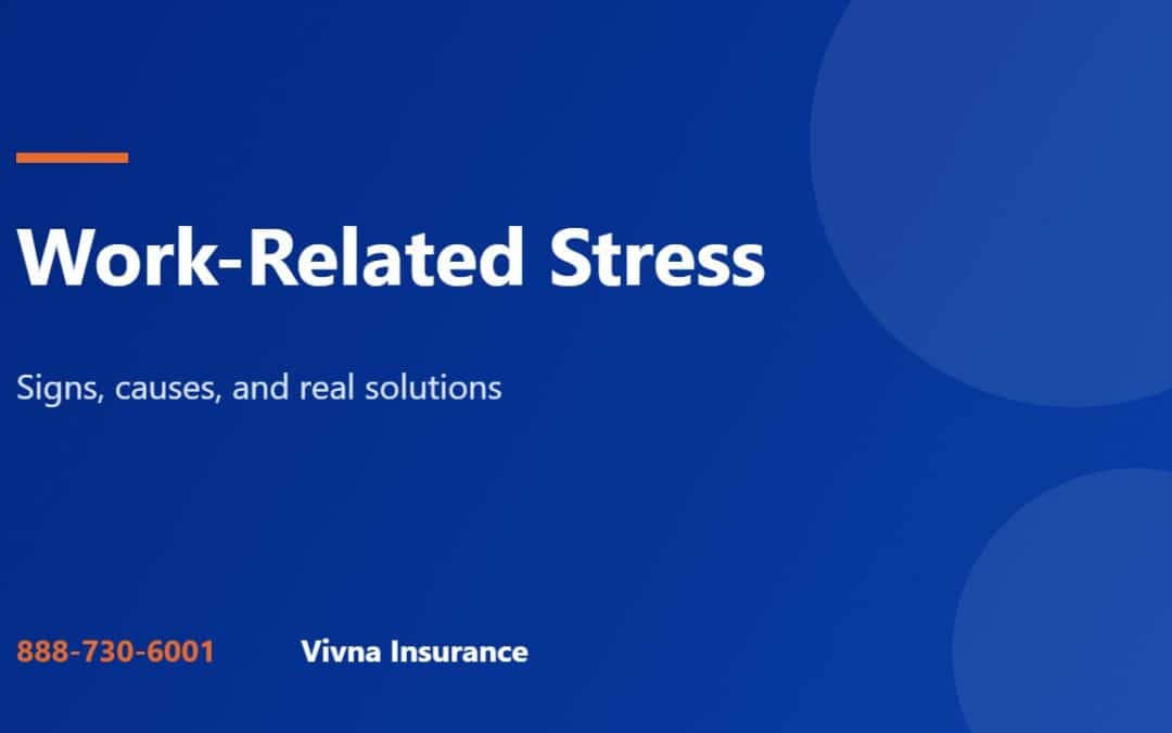 Work-related stress guide from Vivna Insurance